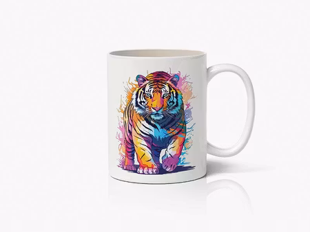 Digital Art krus - Tiger