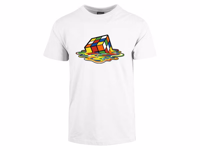 Melting Rubik  T-Skjorte