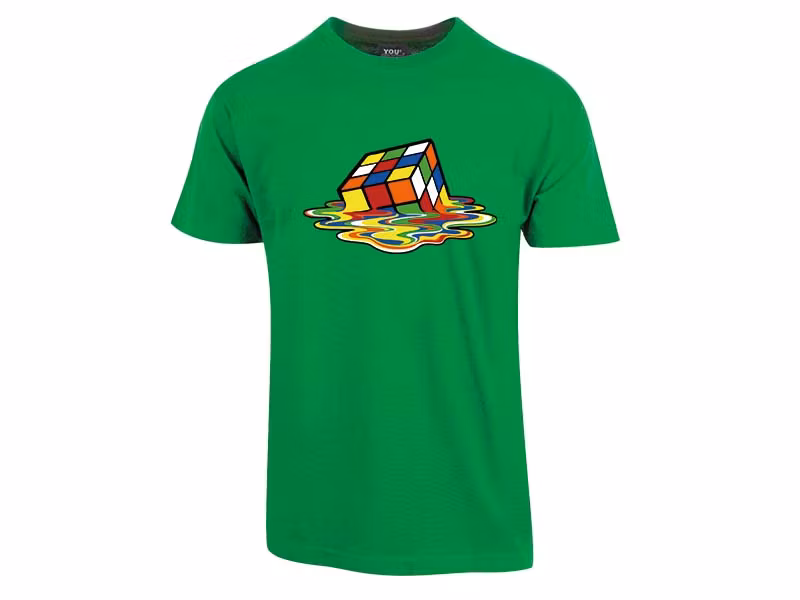 Melting Rubik  T-Skjorte