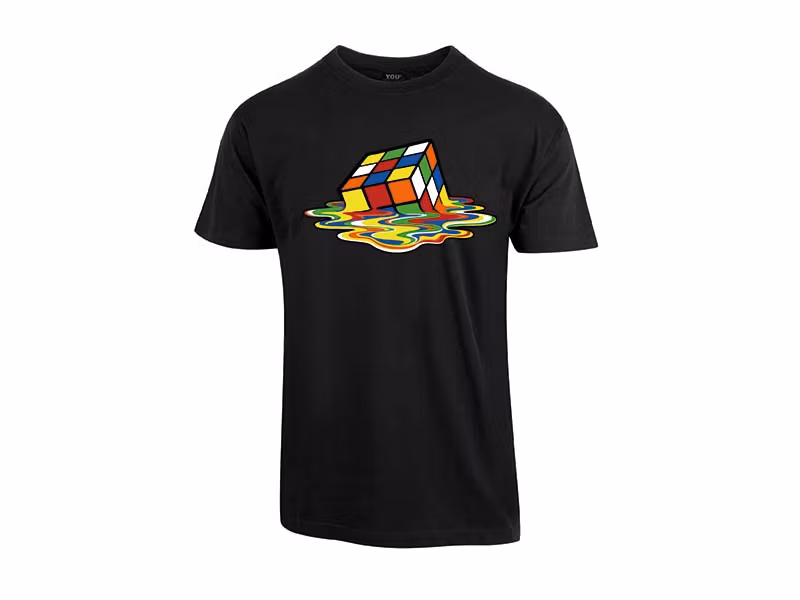 Melting Rubik  T-Skjorte