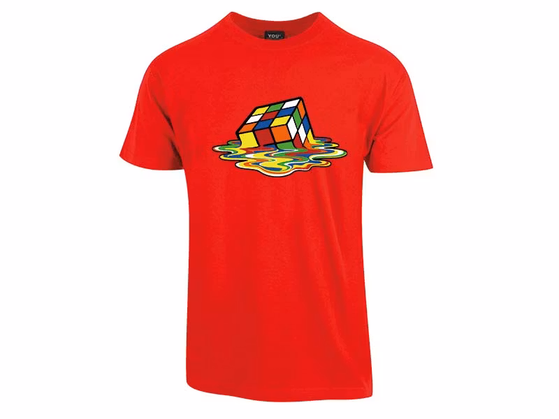 Melting Rubik  T-Skjorte