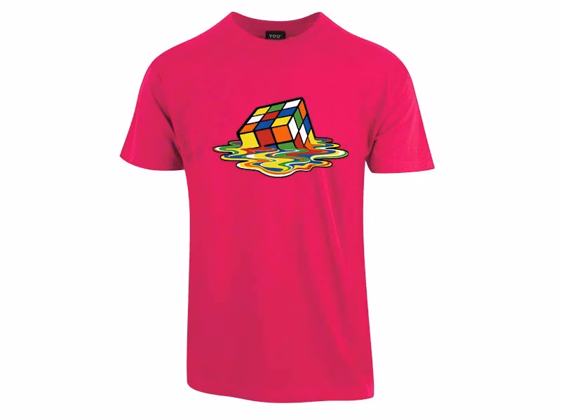 Melting Rubik  T-Skjorte