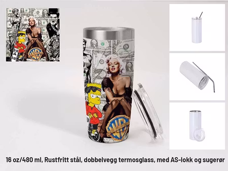 Retro design tumbler