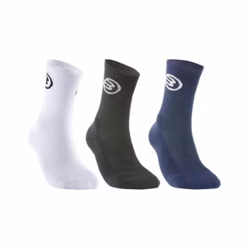 Bullpadel Strumpor 3-pack Black/White/Navy
