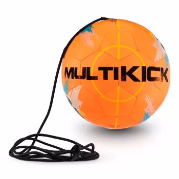 Fotboll med elastisk | Multikick | Lättviktsboll | Stl 5