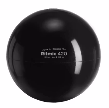 RG boll | Gymnic | 18 cm | Träningsboll | Svart | 420 gr