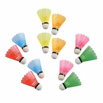 Badmintonbollar | Neonfärger | Skola och fritid | 12-pack
