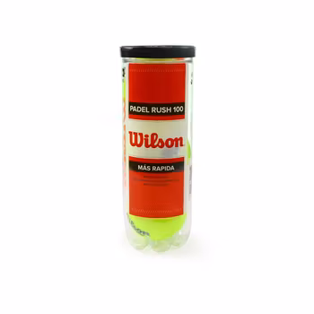 Padelbollar | Wilson | Padel Rush 100 | Snabb och tålig | 3-pack