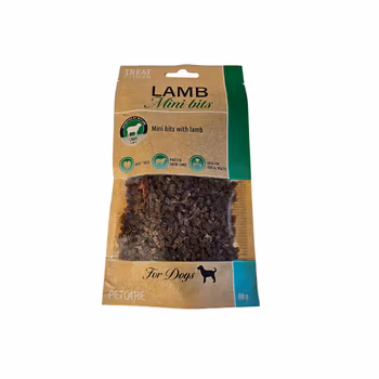 Mini bitar Lamm 80g - belönings godis