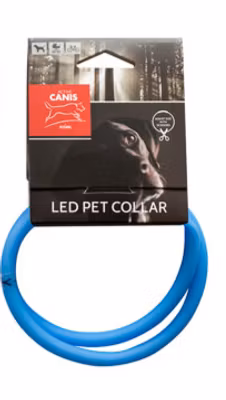 Ledhalsband som syns - one size passar alla!