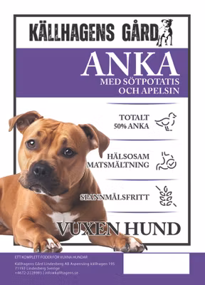 Smakprover från Källhagens gård - Hundfoder