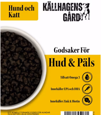 Källhagens gård - Allt i ett godis för både hund och katt - hud och päls
