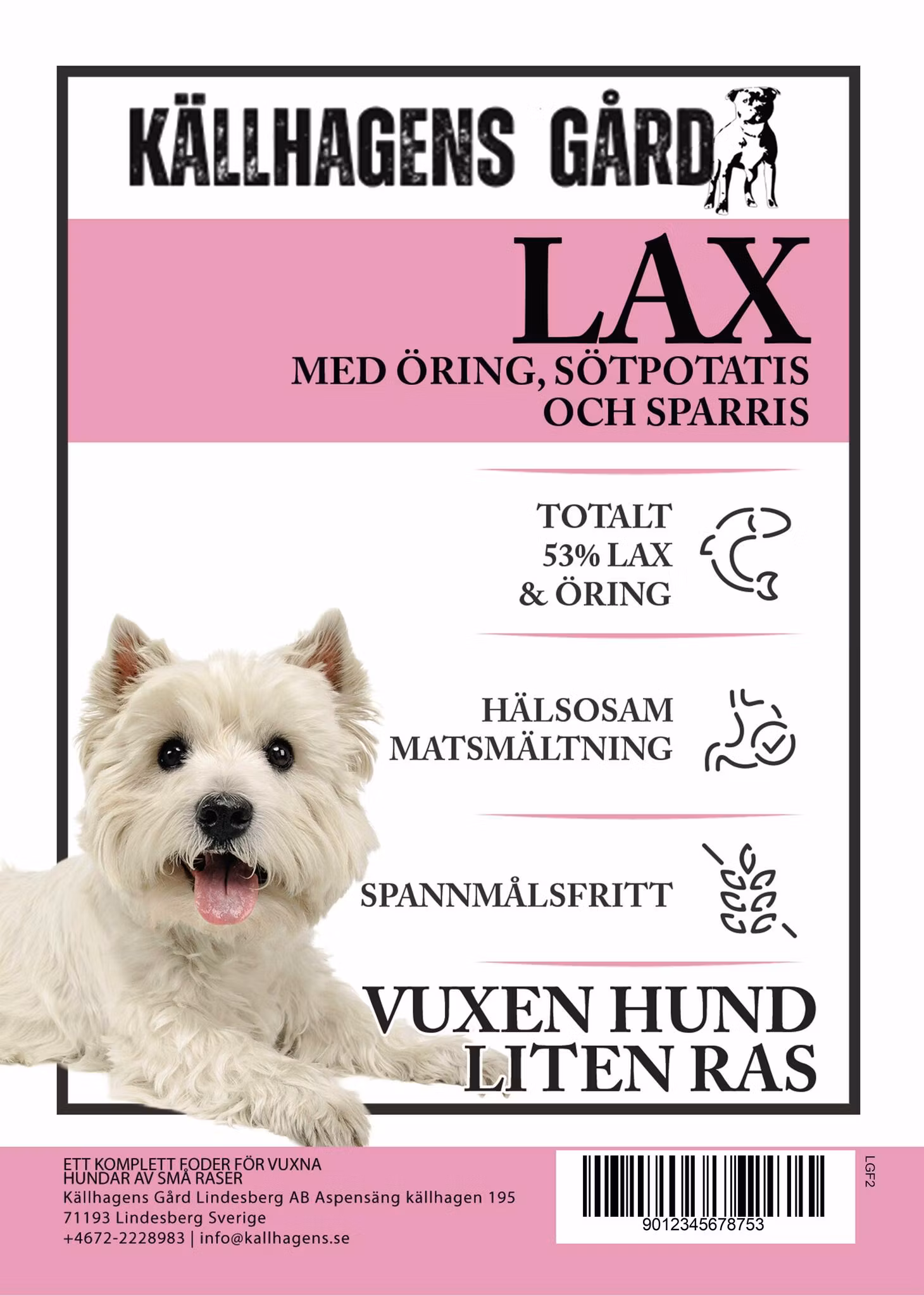 Smakprover från Källhagens gård - Hundfoder