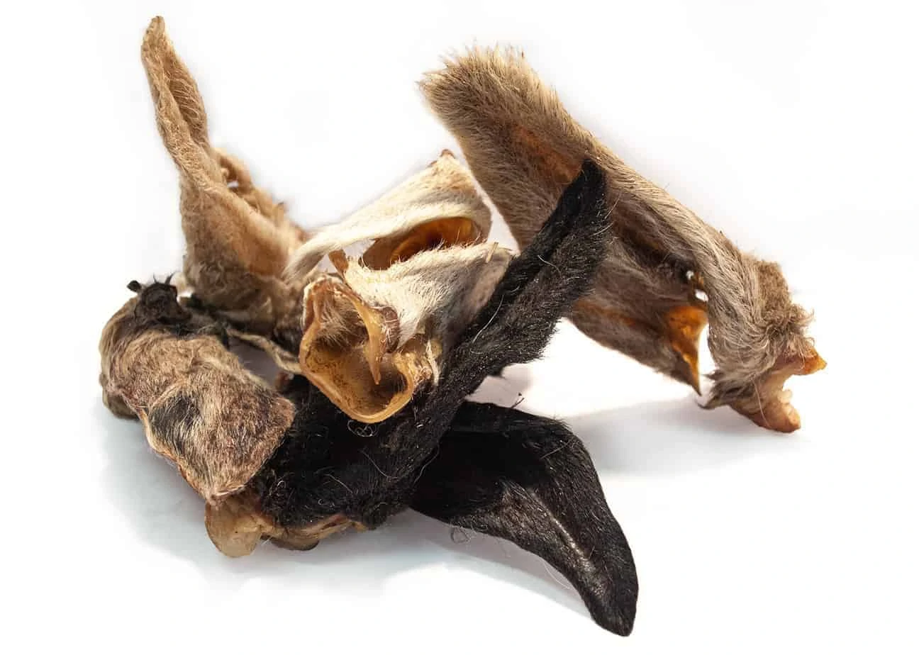 Emmzo Lammöron med päls 100% Svenskt ursprung