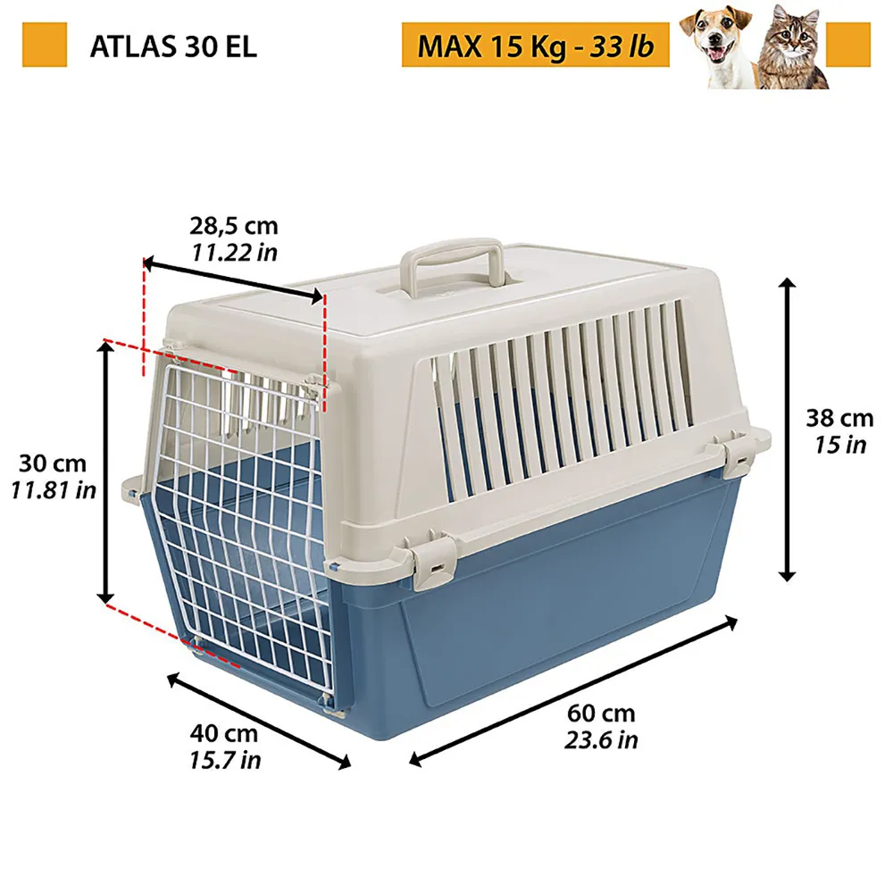 Transportbur för hund/valp och större katt