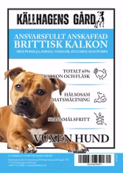 kalkon Super - med högt protein innehåll för den kräsne hunden! - Källhagens gård