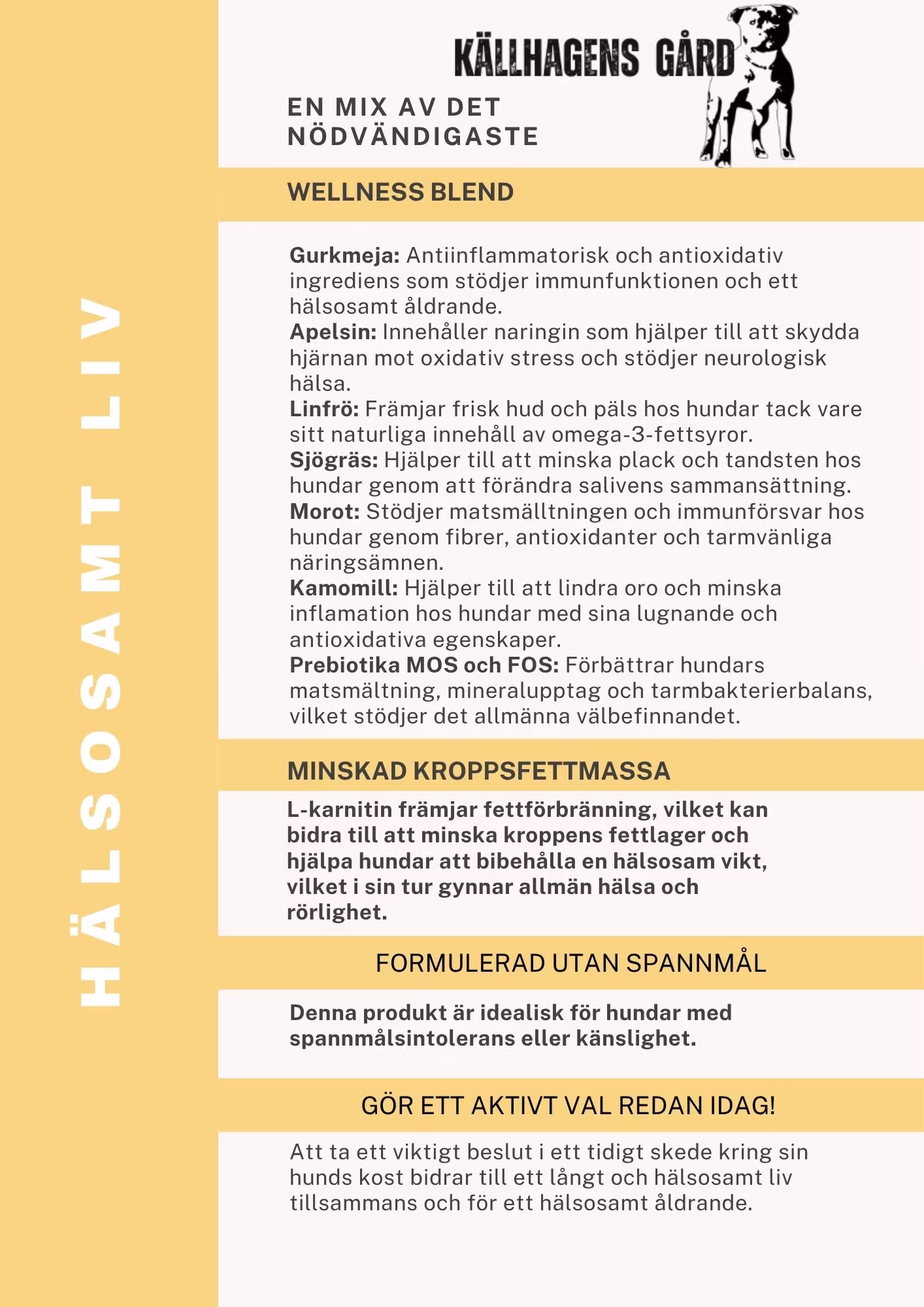 Hälsosamt liv -för alla livstadier- Källhagens gård