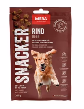 mera Snacker Nötkött 200g - mjukare träningsgodis