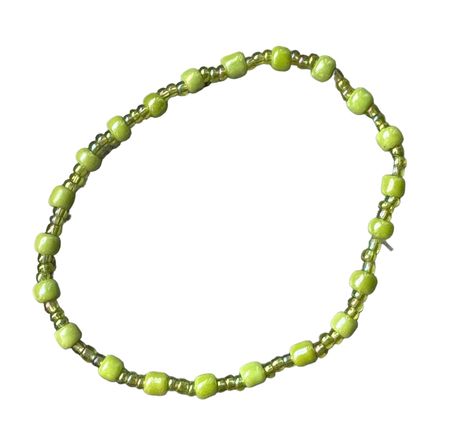 Armband enkel Lime barn