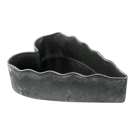 Hjärta kruka återanvänd plast 22x14,5x5,5 cm
