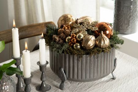 Snöflinga Flavia glitter gold 9x40 cm