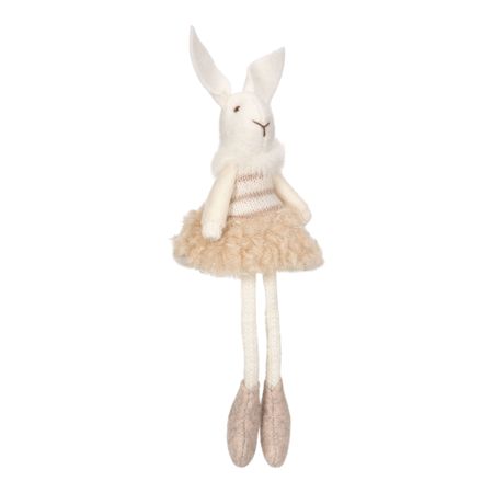 Fluffy kanin Beige 20 cm