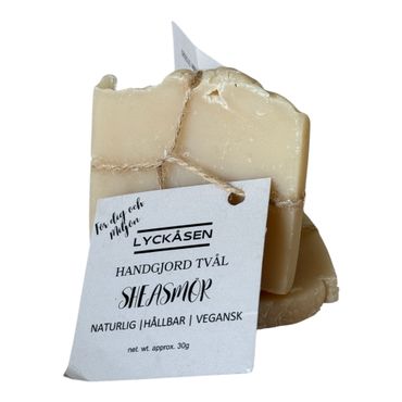Handgjord Tvål Sheasmör – Naturlig, Vegansk & Plastfri 30 g
