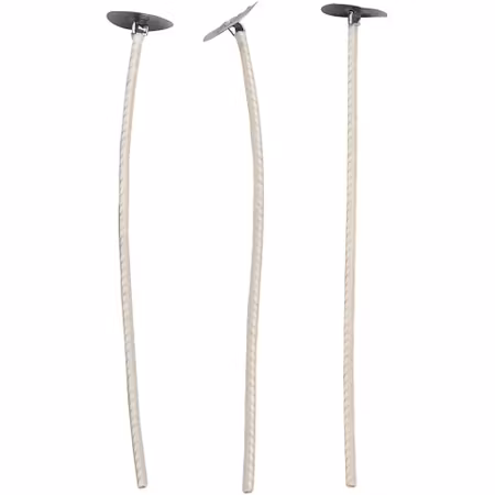 10 st Vekar för ljus i behållare,  Lämplig För Behållare Med En Diameter På 20–65 mm, L: 10 cm, 2 mm