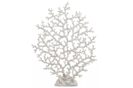 Korall Smal Vit Poly 34x2x46cm