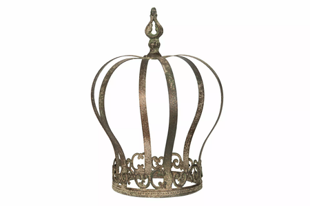 Krona Metall Grön 21,5x28,5cm