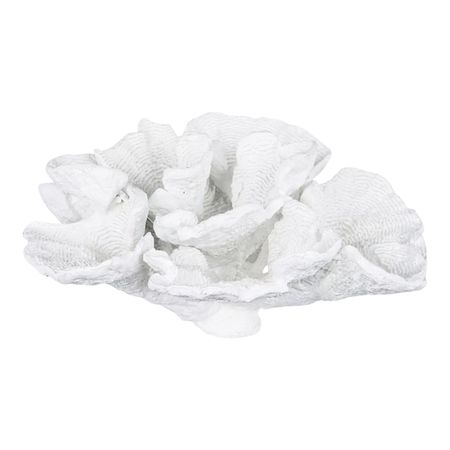 Korall Bred Vit Poly 34x27x16cm