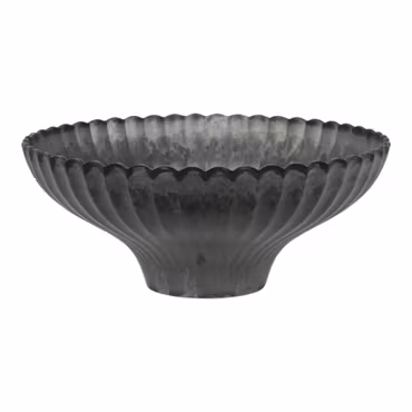 Skål Rose Grå återanvänd plast 25x10 cm