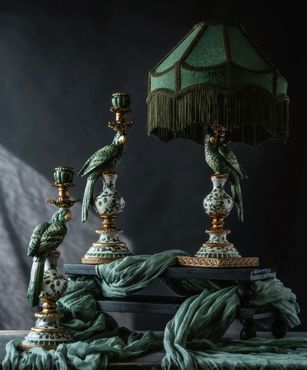 Lampskärm Frans grön