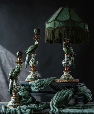 Lampskärm Frans grön