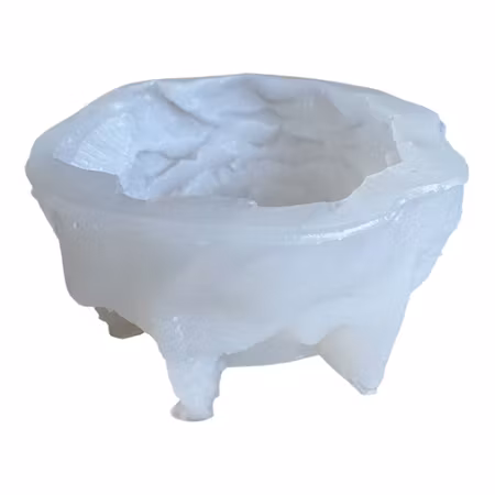 Silikonform Liten pion ca 7x4 cm