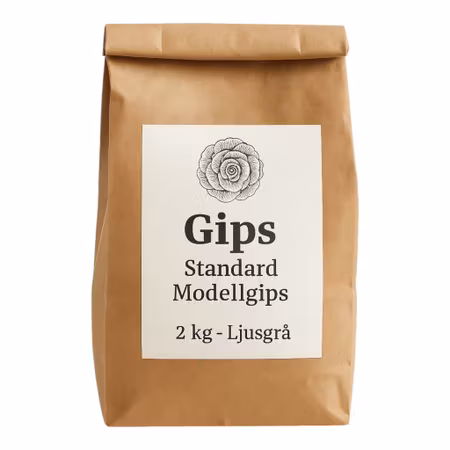 2 kg Gips – Standard- grå
