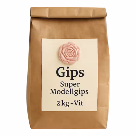 2 kg Super modellgips, vit