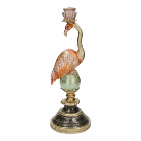 Flamingo ljusstake 43 cm