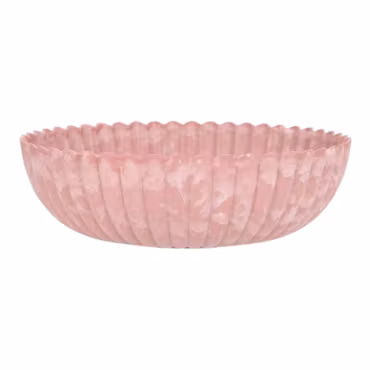 Skål Romantik Rosa återanvänd plast Ø30cm