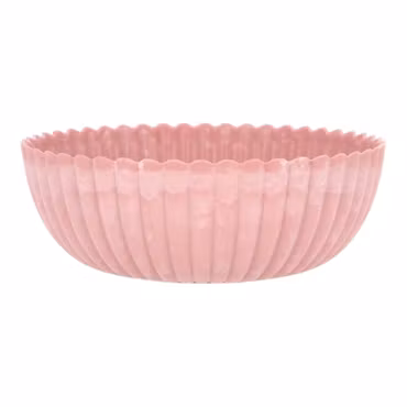 Skål Romantik Rosa återanvänd plast Ø25cm