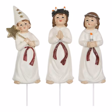 Stick Luciatåg Trio 7 cm