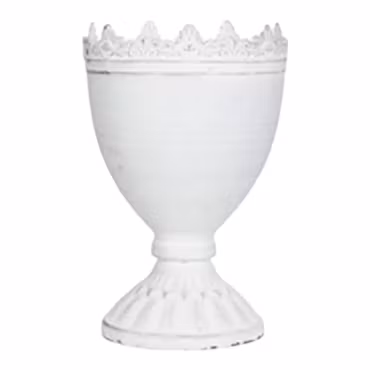 Kruka Pokal Empire Vit 15 cm