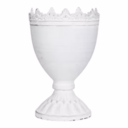 Kruka Pokal Empire Vit 15 cm