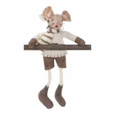 Magnetmus pojke beige 16 cm