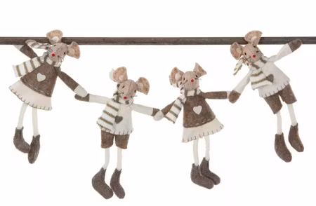 Magnetmus pojke beige 16 cm