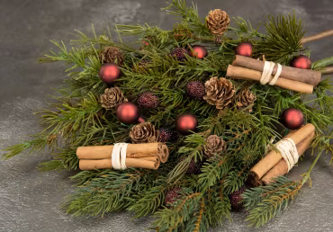 Kanelbunt Trådad Natur 8cm