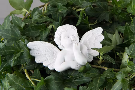 Stick Ängel Vit 8cm