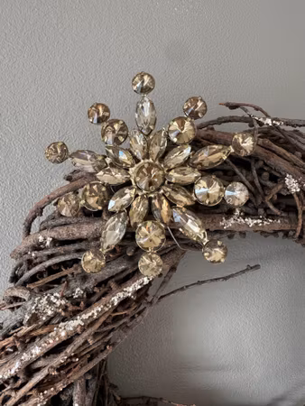 Lärk-krans 30 cm inkl. dekoration