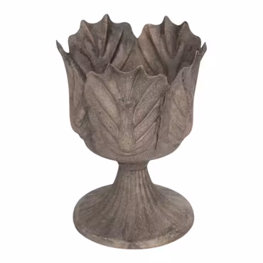 Kruka Utomhus Blad Mini Metall Ø11 cm