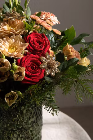 Stick Blomma Lucia Guld 6x40cm